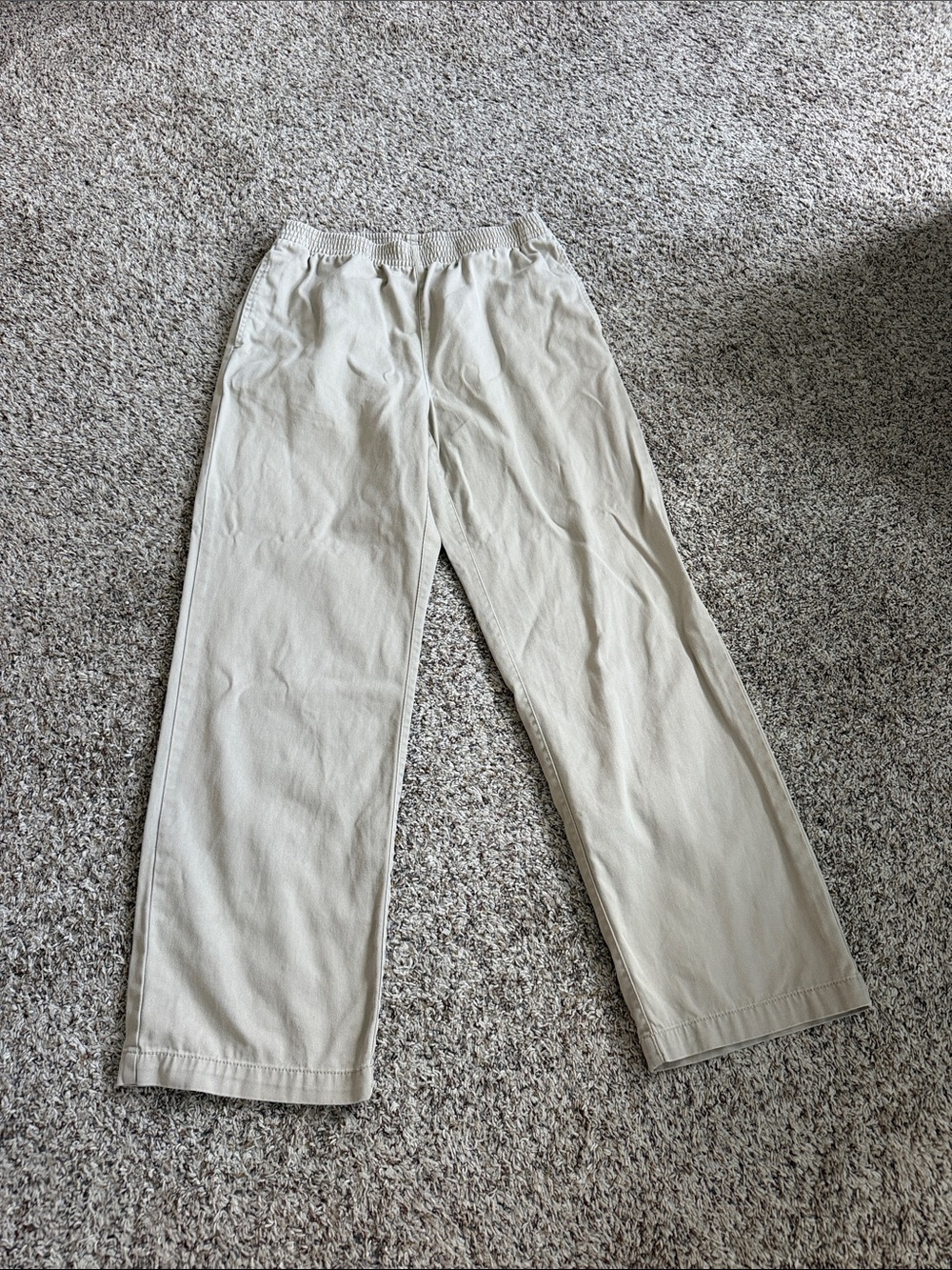 TNA Light Beige Straight-Leg Chinos